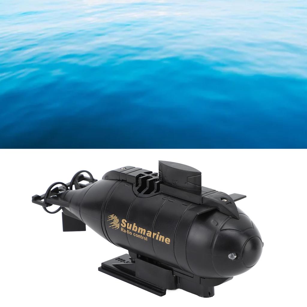 RC Submarine Toy 6 Channel Remote Control Boat Ship Electric Under Water Diving Toy for Swimming Pools Fish