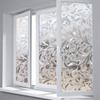 Static Adhesive Free Transparent Opaque Tulips Privacy Film Glass Film