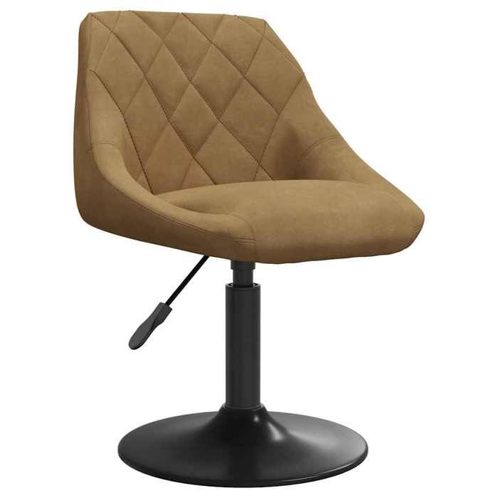 VidaXL Bar Stool Brown Velvet.