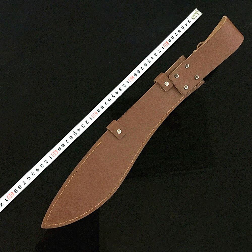 Hunt Leather Sheath Holder Flashlight Case Camp Outdoor Carry Belt Loop Case Straight Knife Tool