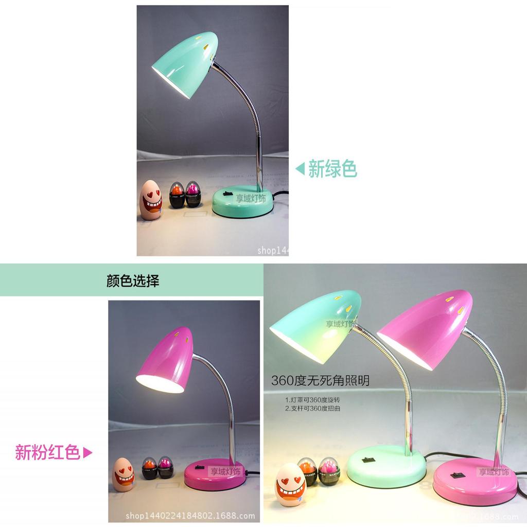 Modern Metal Led Desk Lamp With Foldable Design For Study And Bedroom Use
