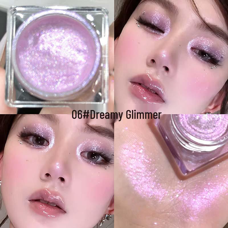 CAPPVINI Crushed Diamond Liquid Highlighter: Hydrating, Brightening, Flashy Eyeshadow and Highlight Makeup