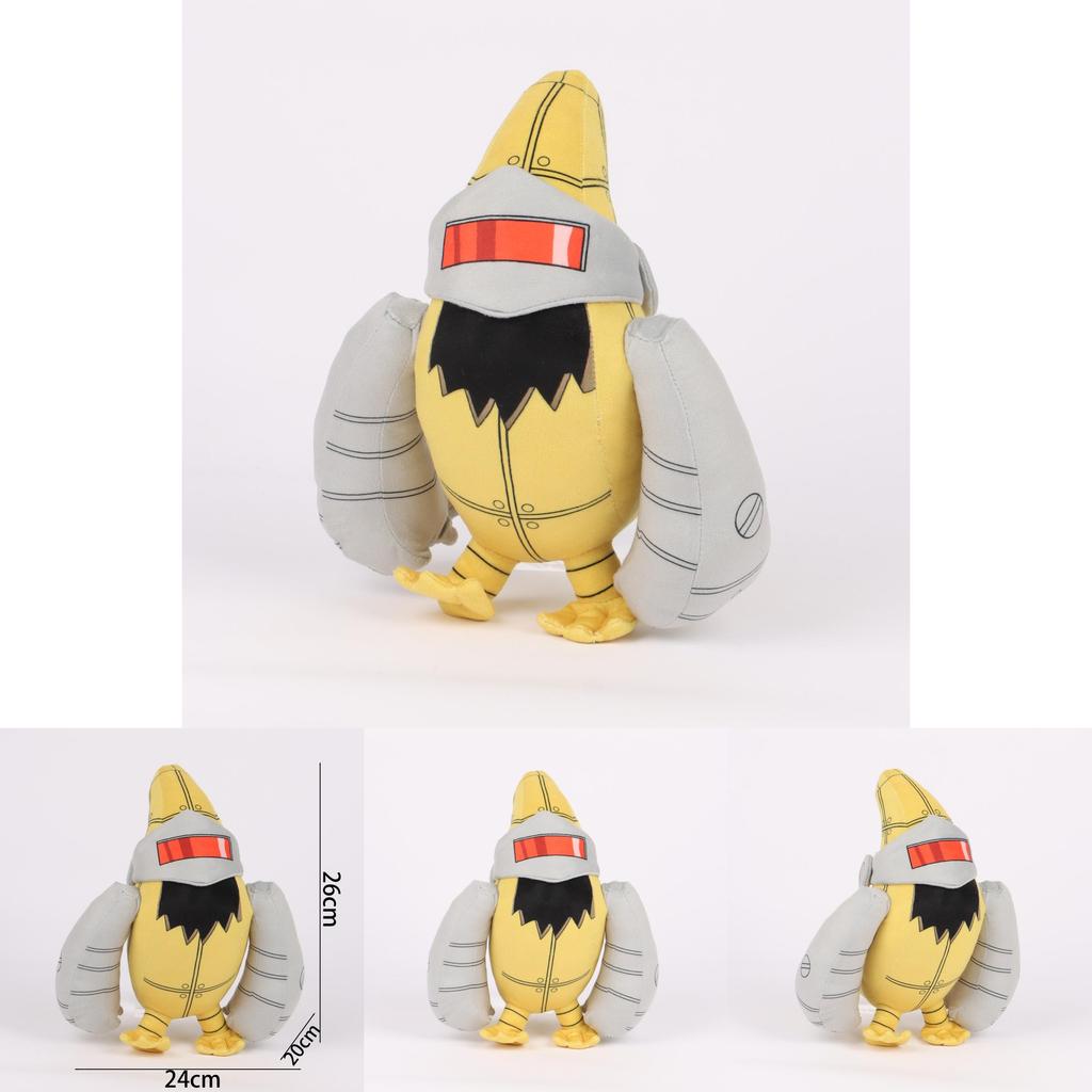 Peluche MrBeast Lab Banana Blasta con Pelo Corto Morbido per Bambini e Fan