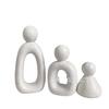 Modern minimalist resin abstract family of three ornaments office living room TV cabinet entrance decoration housewarming gift