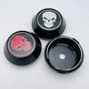 4pcs 60mm 64mm 65mm 68mm 69mm Skull Logo Emblem Car Wheel Center Caps High Rim Hubcaps Wheels Hub Cover Replace Car Accessories