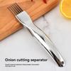 3pcs/Multifunctional Stainless Steel Kitchen Meat Cutter, Chopped Green Onion and Garlic Slicer, Household Vegetable Cutting Too