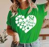 St Patrick's Day T-Shirt Irish Shamrock Ireland Paddys (St Pt Day Love 2, TS)