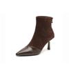 2026 Invernali Nuova Marca Stivaletti Donna Moda Punta Appuntita Eleganti Stivaletti alla Caviglia da Donna Tacco Alto Sottile Scarpe Décolleté da Sera