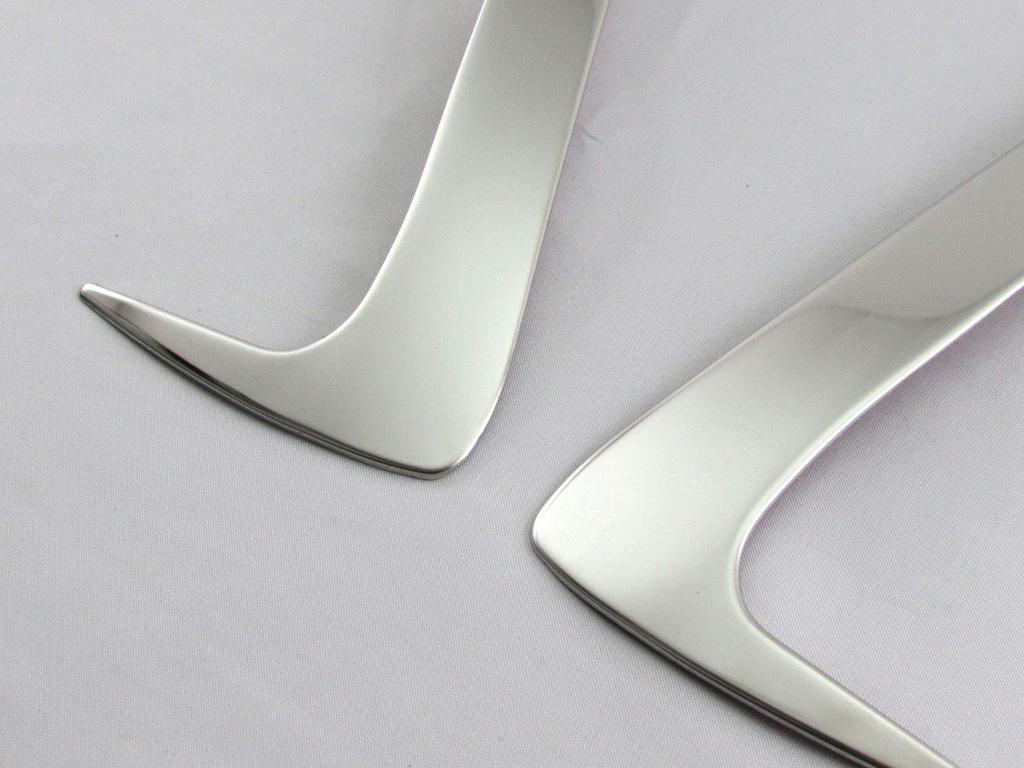 BRIGHTZ Finish Stainless Steel Plated Front Grille Side Mold for Toyota Alphard Part 31469 Ultra-Mirror [GRI-COV-M-017] 30/35 (AGH30W, AGH35W, GGH30W,