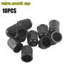 10pcs Valve Caps Car Tire Valve Stem Caps Dome Shape Plastic Tyre Valve Stem Auto Truck Bike Dust Proof Caps with Seal Ring
