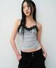 THEVINYLHOUSE No Rush Lace Sleeveless (W) Gray