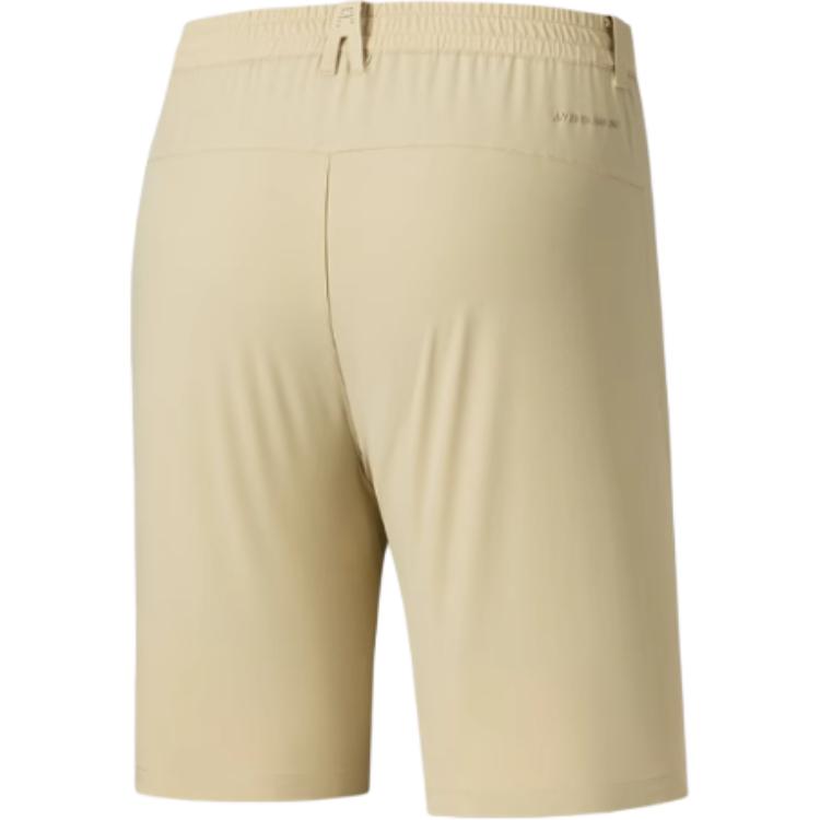 Anta Outdoor Series Simple Solid Color Breathable Casual Shorts Men Shorts Khaki 152520513-3