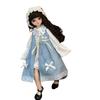 Lange Haare 30cm Bjd Puppe mit Kleidung Attraktive Augen Prinzessinnen-Make-up Kugelgelenkpuppe Geburtstagsgeschenk