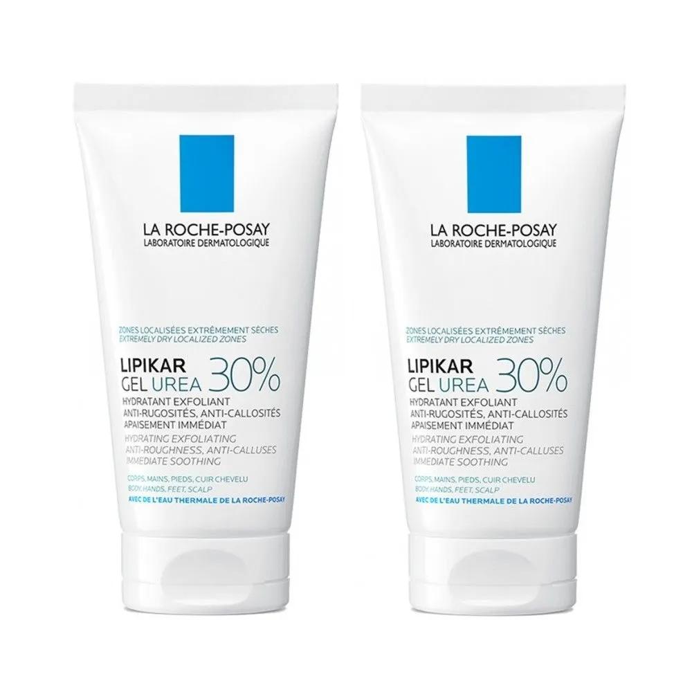 La Roche Posay Франция Lipikar Гель увлажняющий отшелушивающий с мочевиной 30% 50 мл x 2 флакона