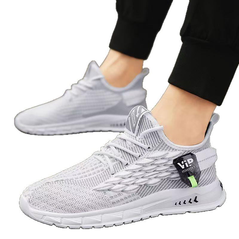 Buty męskie buty letnie buty męskie nowe modne buty siateczkowe tkane buty męskie buty sportowe czarne miękka podeszwa lekkie