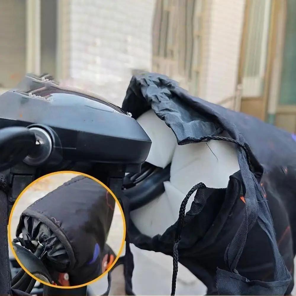 Motorrad Lenker Winddicht Baumwolle Hohe Dichte, Hochwertige Wellenförmige Winddichte Baumwolle Leicht und Warm Lenkerschutz