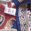 [BYSIFA] Winter Navy Blue Silk Muffler Imitated  New Design Paisley Silk Scarves Wraps 90*90CM Ladies Brand Satin Scarf Cape