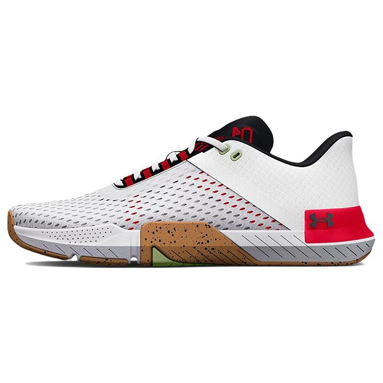 Under Armour TriBase Reign 4 White Radio Red Men s 3025052-107 EU 44.5