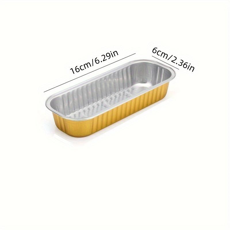 10pcs Premium Non-Stick Aluminum Foil Trays - Heat-Resistant, Reusable for Air Fryers, Ovens & BBQs - Easy Cleanup, Durable Rectangular Design