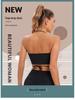 European & American Sexy Back Yoga Halter Sports Bra with Chest Pad