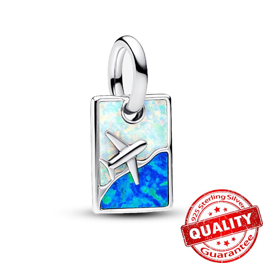 Copper Starfish Beads & Butterfly & Dragonfly Dangle Charm Fit Snake Bracelet Boutique Necklace Blue Pendant Gift