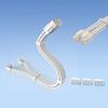 8Pin CPU Power Extension Cable Wire Compatible for 4+4Pin Motherboards Tin-Coating Bronze Wire For Efficient Setups