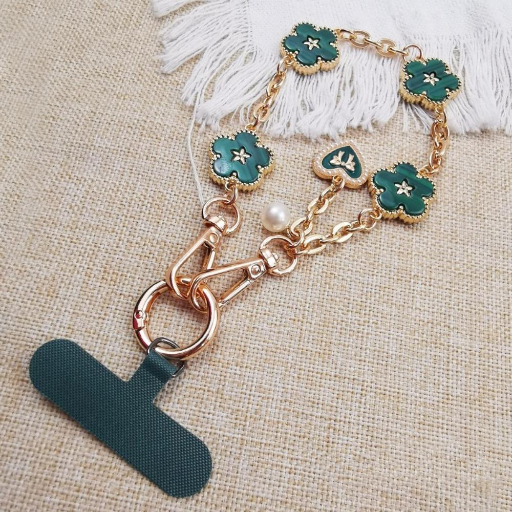 Flower Cell Phone Chain Pendant Mobile Phone Lanyard Jewelry Gift Mobile Phone Strap New Year Gift