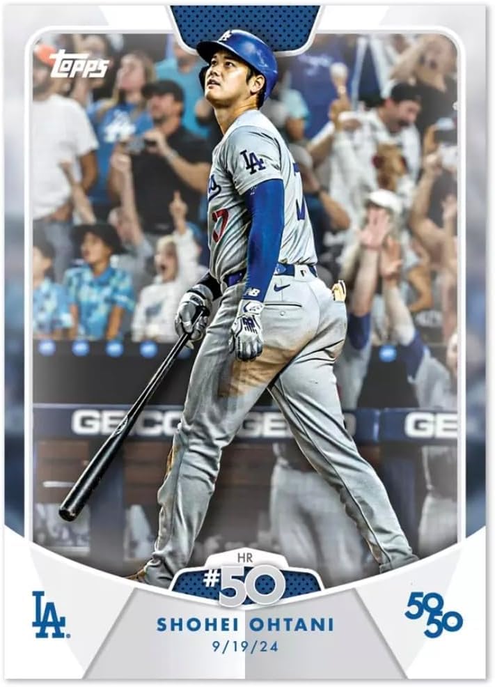 2024 Topps 50/50 Shohei Ohtani 1 Pack (2024 Topps 50/50: Sho Hei Ohtani Single Pack) [Completely Unopened Pack]