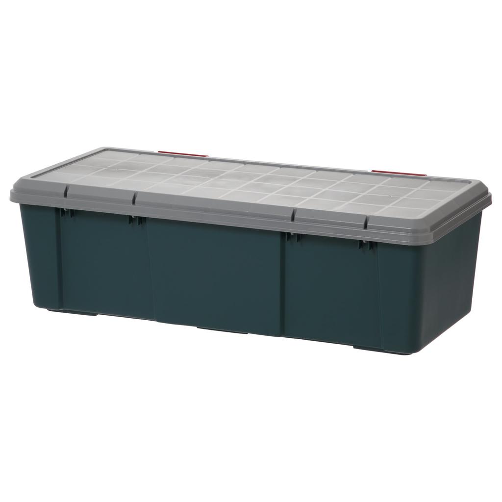 Iris Ohyama Storage BOX RVBOX 900D Green 900×400×280 Gray/Dark