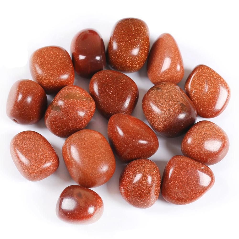 Natural Crystal Rolling Stone 2-3Cm Gravel Tumbled Stone Healing Crystal Topaz Polished Rolling Stone Aquarium Flowerpot Decorte