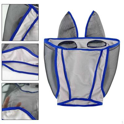 Horse Fly Equestrian Translucent Comfortable Farm Easy To Wear Head Cover Breathable for Horses
