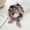 58 Cotton Linen Silk Scarf - Versatile Korean Fashion Neck and Head Bandana for Women