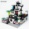 42334 Watchmen Police Headquarters Children'S Assembly Of Small Particles Building Block Toys Baseplate Accessories