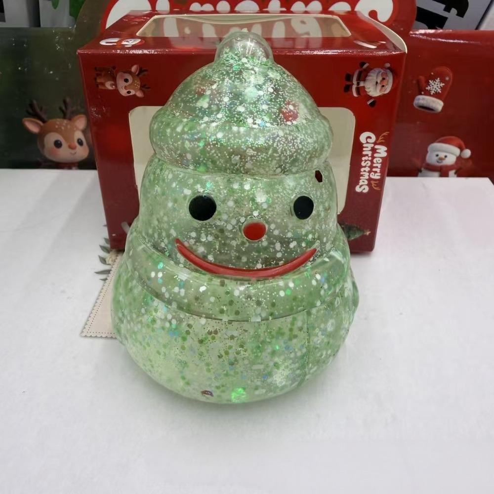 Squeezing Toy Christmas Tree Pinch Santa Claus Snowman Non Rebound Fidget Toy For Adult