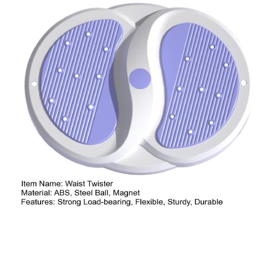 Useful Flexibility Steel Ball Waist Twister Waist Twisting Rotating Plate Machine Leg Training