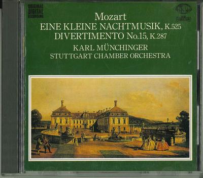 CD KARL MUNCHINGER STUTTGART CHAMBER   Mozart Eine Kleine Nachtmusik K.52 K33Y156 SEVEN SEAS 1984 Japan Classical Used