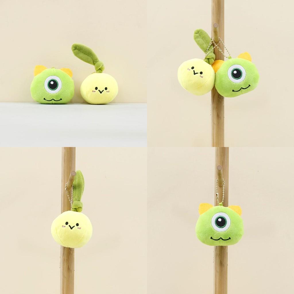 Mike Monsters Cute Inc Plush Keychain Orange Fruit Bag Decor Collectible Toy
