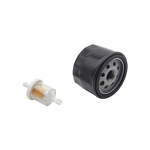 

Oil and Fuel Filter Replacement for John Deere D100-D170 Lawn Tractors - Compatible with AM119567, AM125424, GY20577, LG4153, and LG492932S - Includes