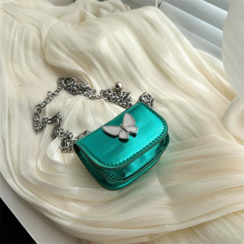 Fashionable Unique Butterfly Decorated Shoulder Bag For Women 2024 Spring New Cross Saddle Armpit Bag