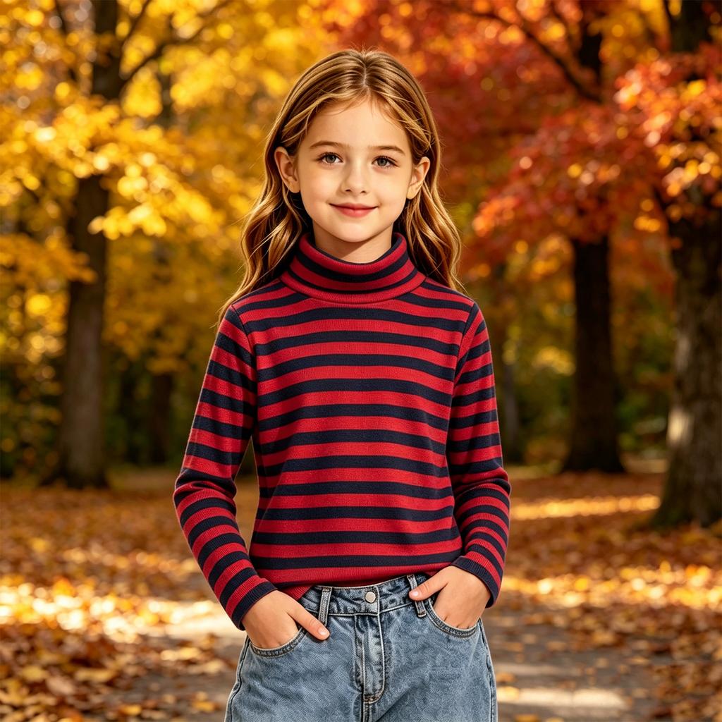 Boys Girls Kids Long Sleeve Hooded Sweatshirt with Pocket Color Casual Pullover