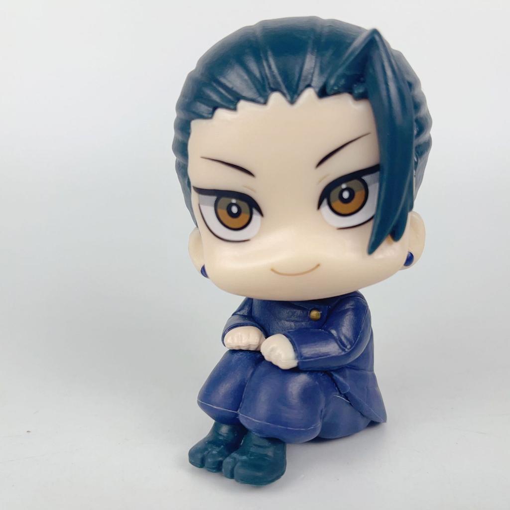 Hot Jujutsu Kaisen Anime Figures Q Version Satoru Gojo Figure Geto Gojo Action Figure Look Up Pvc Collection Model Toys Fans Gif