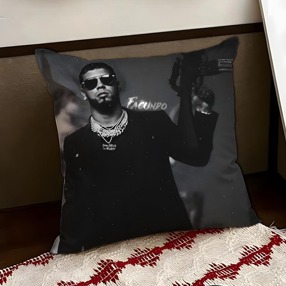 Rapper AAnuel AA Cushion Cover Reversible Soft Durable Pillow Cover Home  Car MultiScene Use for Daily Comfort
