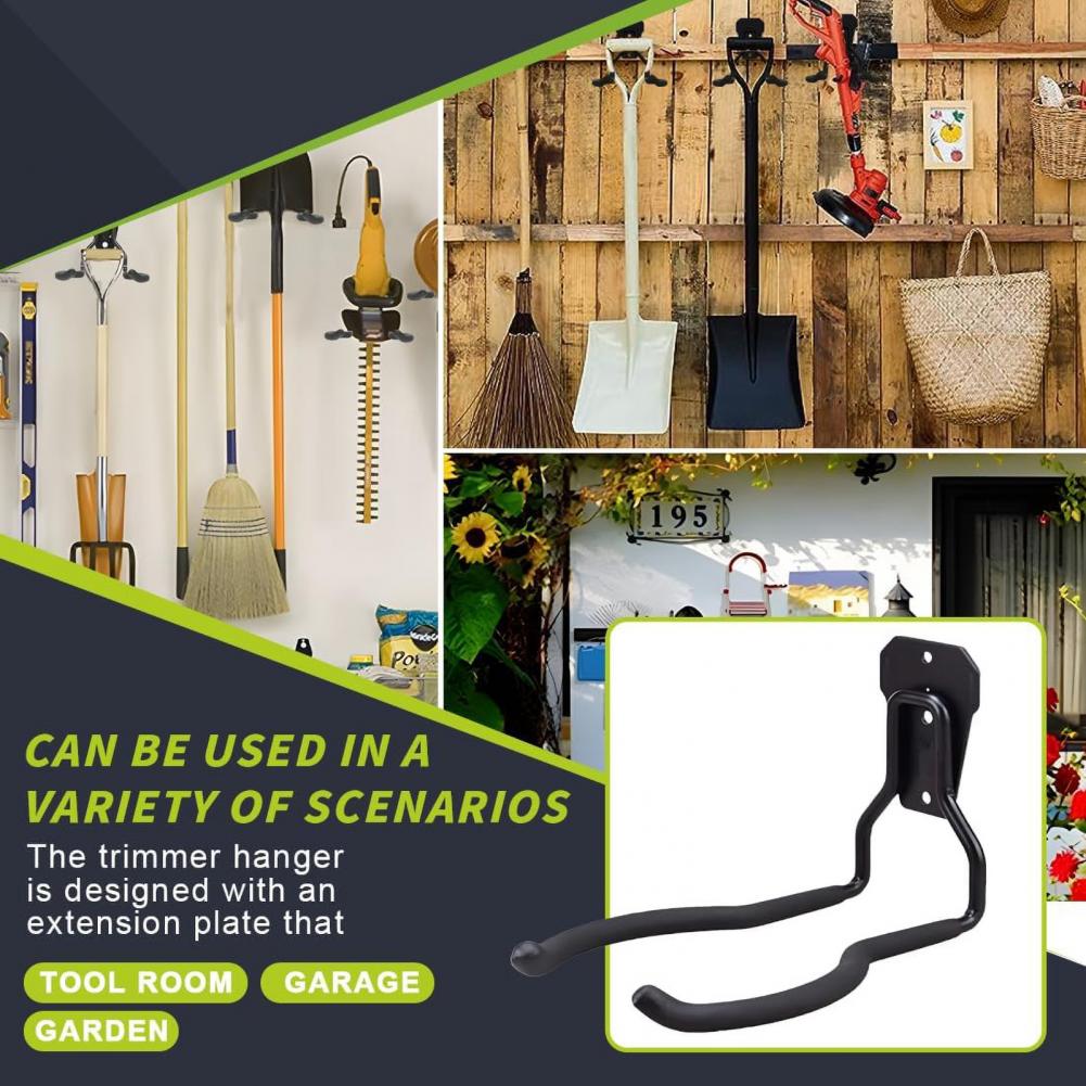 Wear-resistant Tool Mount Weedeater Hanger Heavy-duty Power Tool Hanger with Rust-proof Pvc Coating for Easy Installation Strong