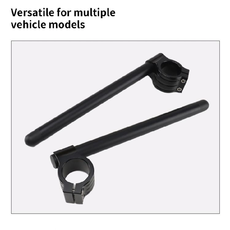 Lightweight Risers Clip on Handle Bars with Enhanced Control 35mm Adjustable Motorcycle Bars for Various Fork Sizes