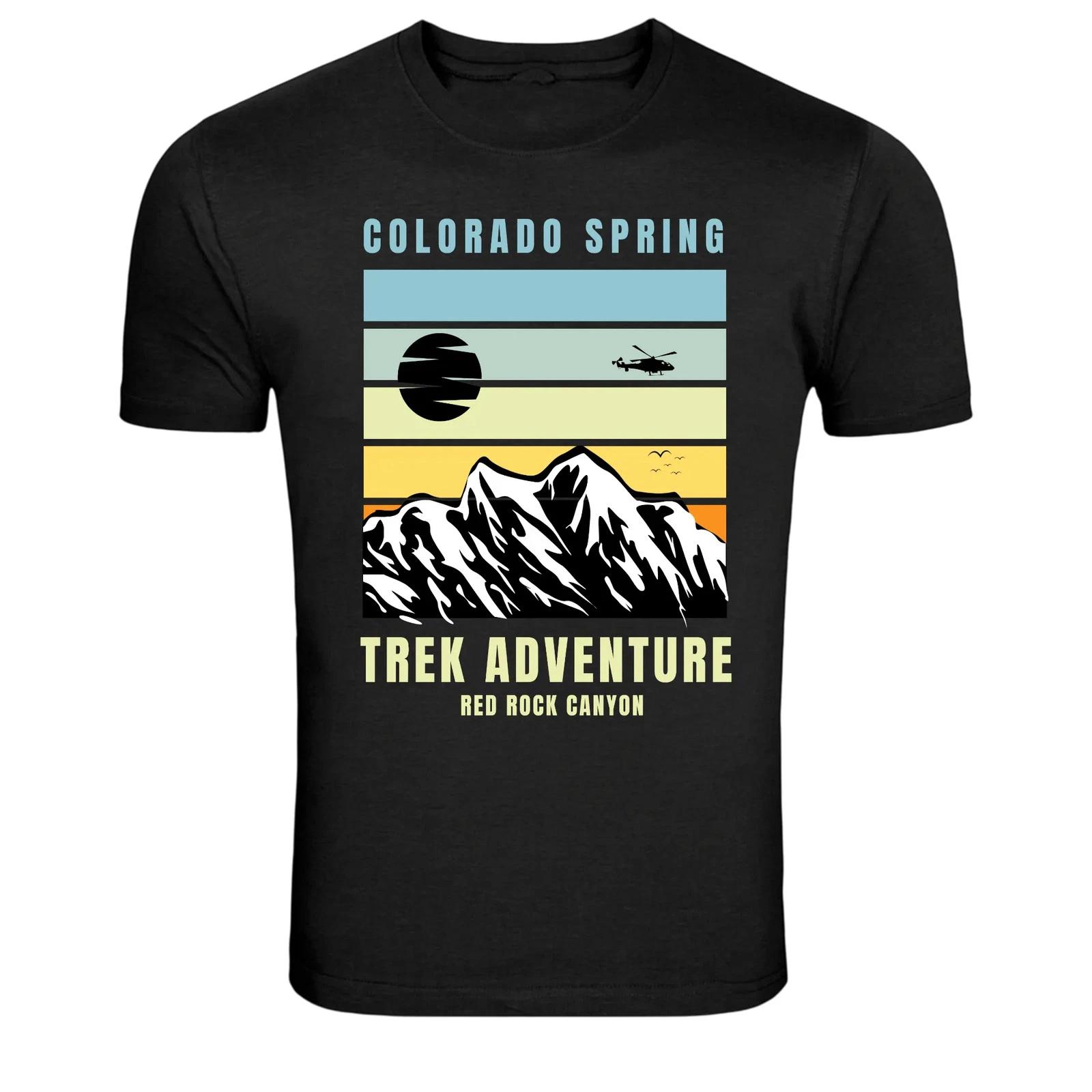 Colorado Spring Trek Adventure Red Rock Canyon Graphic T Shirt S