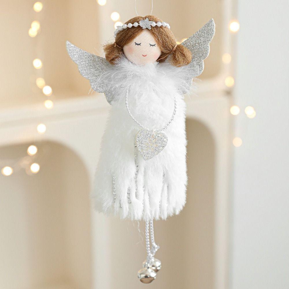 Lovely Design Christmas Tree Hanging Pendant Cute Style Hanging Angel Angel Doll  Home Decoration