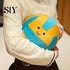 Elastic Volleyball Toy Cartoon Plush 2-Legged Sports Ball Plushie Stuffed Doll Decor Pillow Home Office Bedroom Decoration Kids Adults Christmas