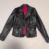 Used Studded Leather Rider's Jacket Black Available Today Only.