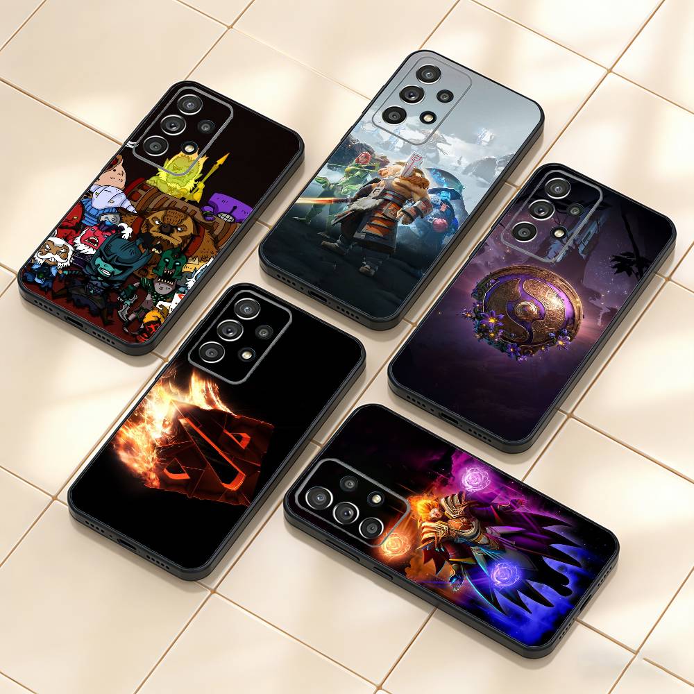 D-Dota-2 Game Phone Case For Samsung S25,S24,S21,S22,S23,S30,Ultra,S20,Plus,Fe,Note,10,9,5G Black Cover