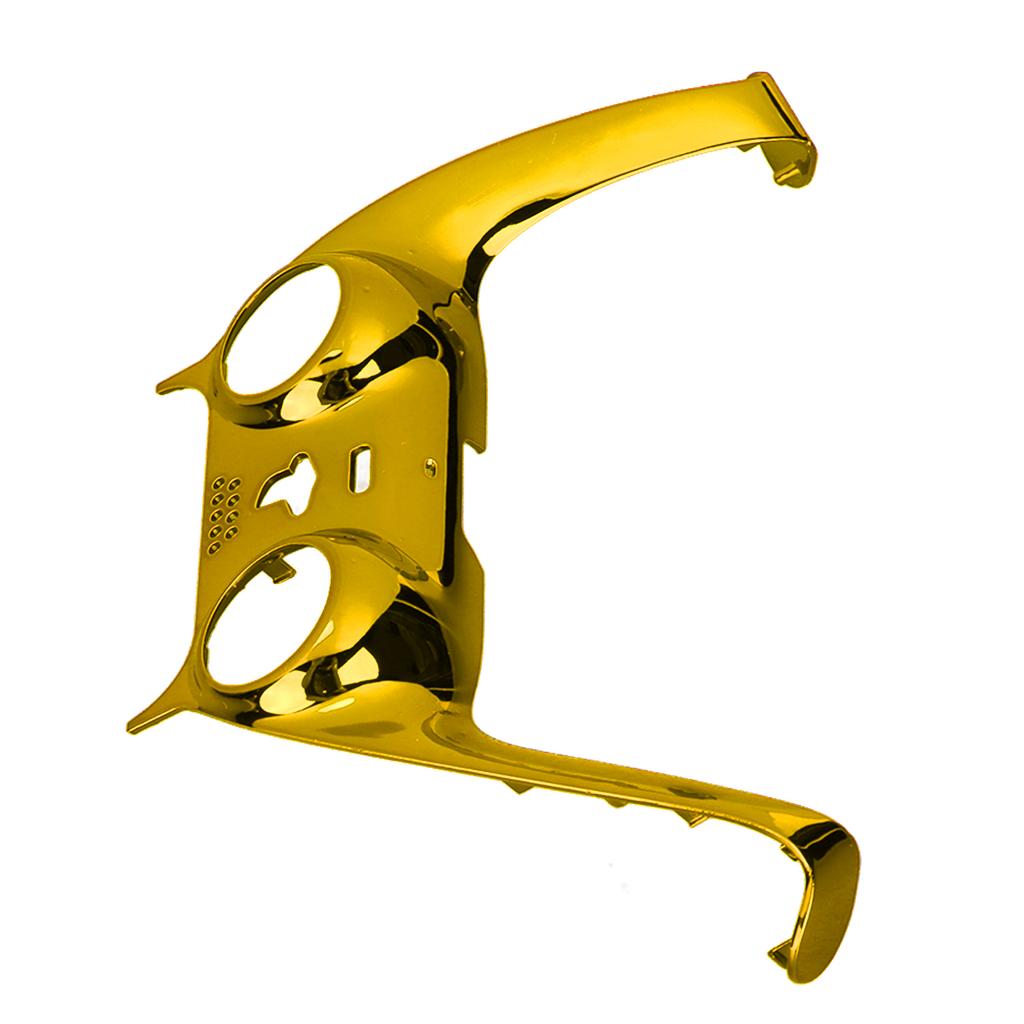 Per Controller PS5 Cover Frontale Fai da Te Clip di Sostituzione Guscio Accessori Decorativi con Copri Joystick Oro